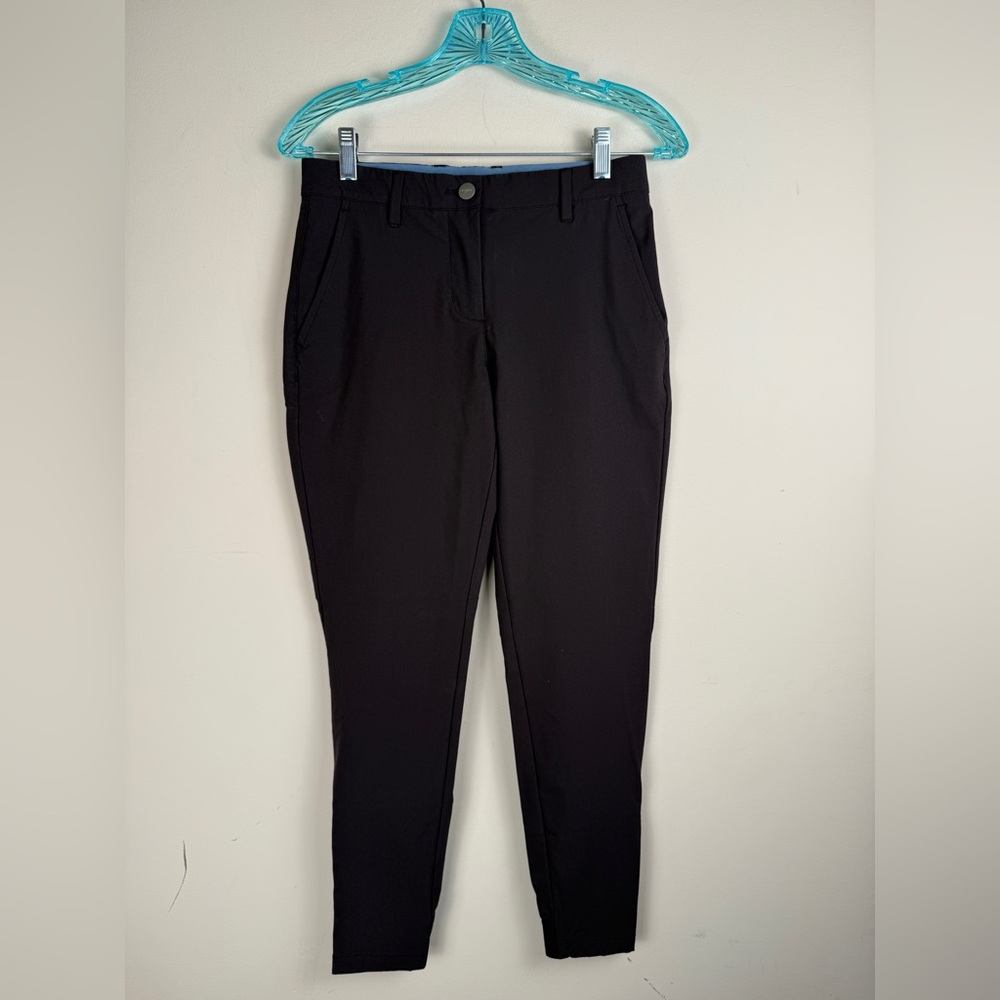 Macade Golf Pants Women's Size 36R 27X26 Ash Black Slim Fit Jogger Ankle Zip